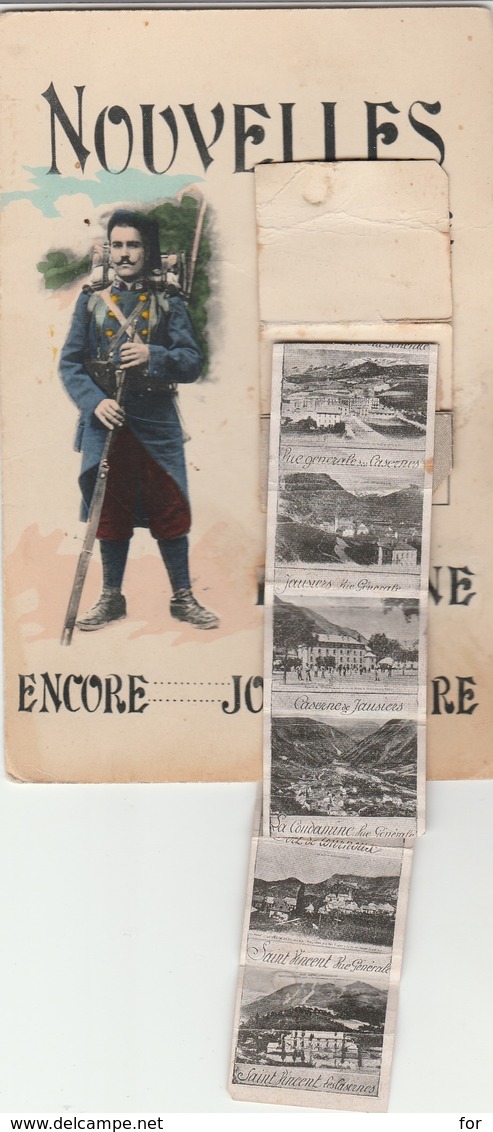 Militaria : Régiment Du 157é De Ligne ( Chasseurs Alpins ) : à Système Ouvrir La Gamelle = 10 Vues - Carte Rare - Guerre 1914-18