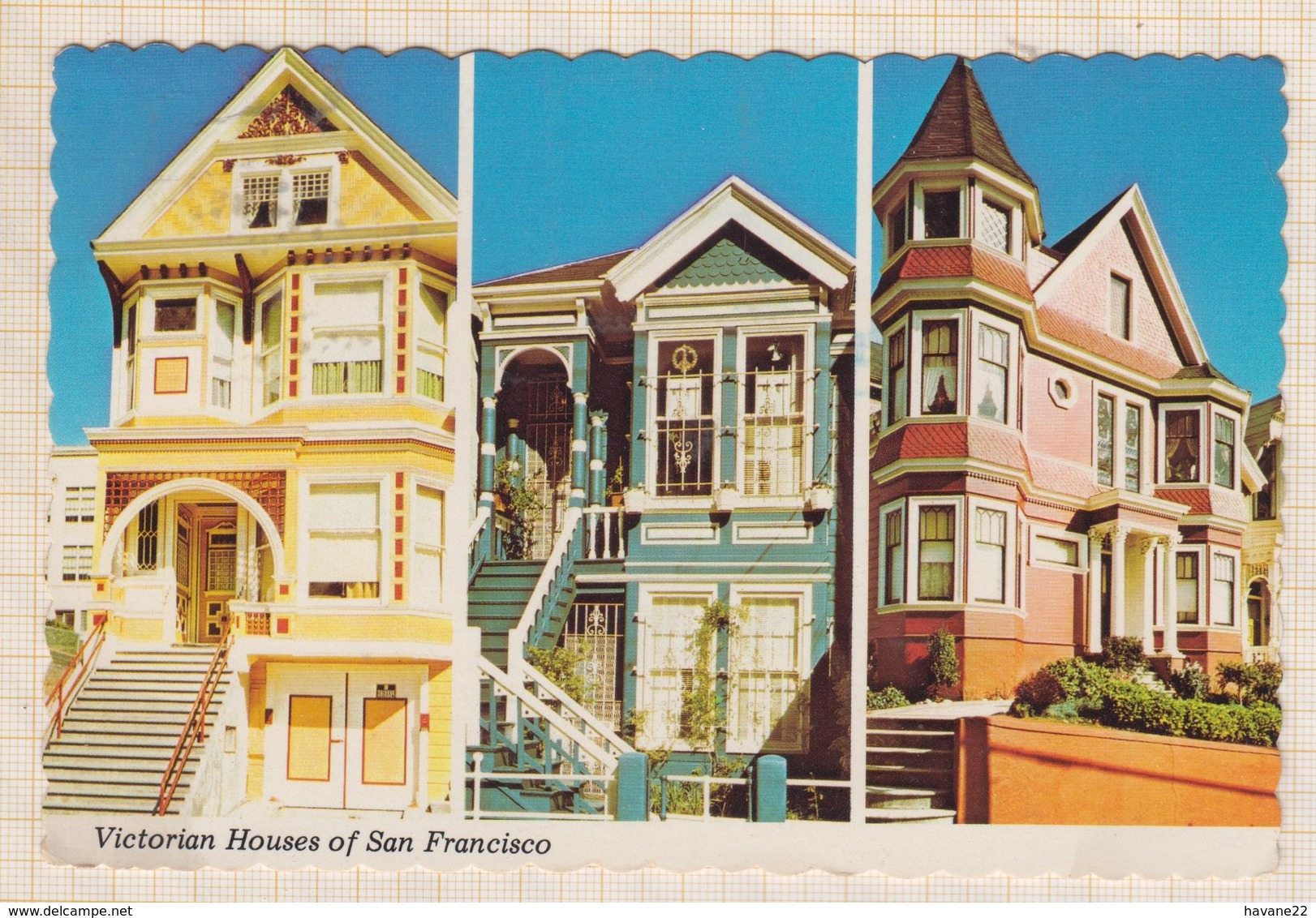 9AL858 VICTORIAN HOUSES OF SAN FRANCISCO 2 SCANS - San Francisco