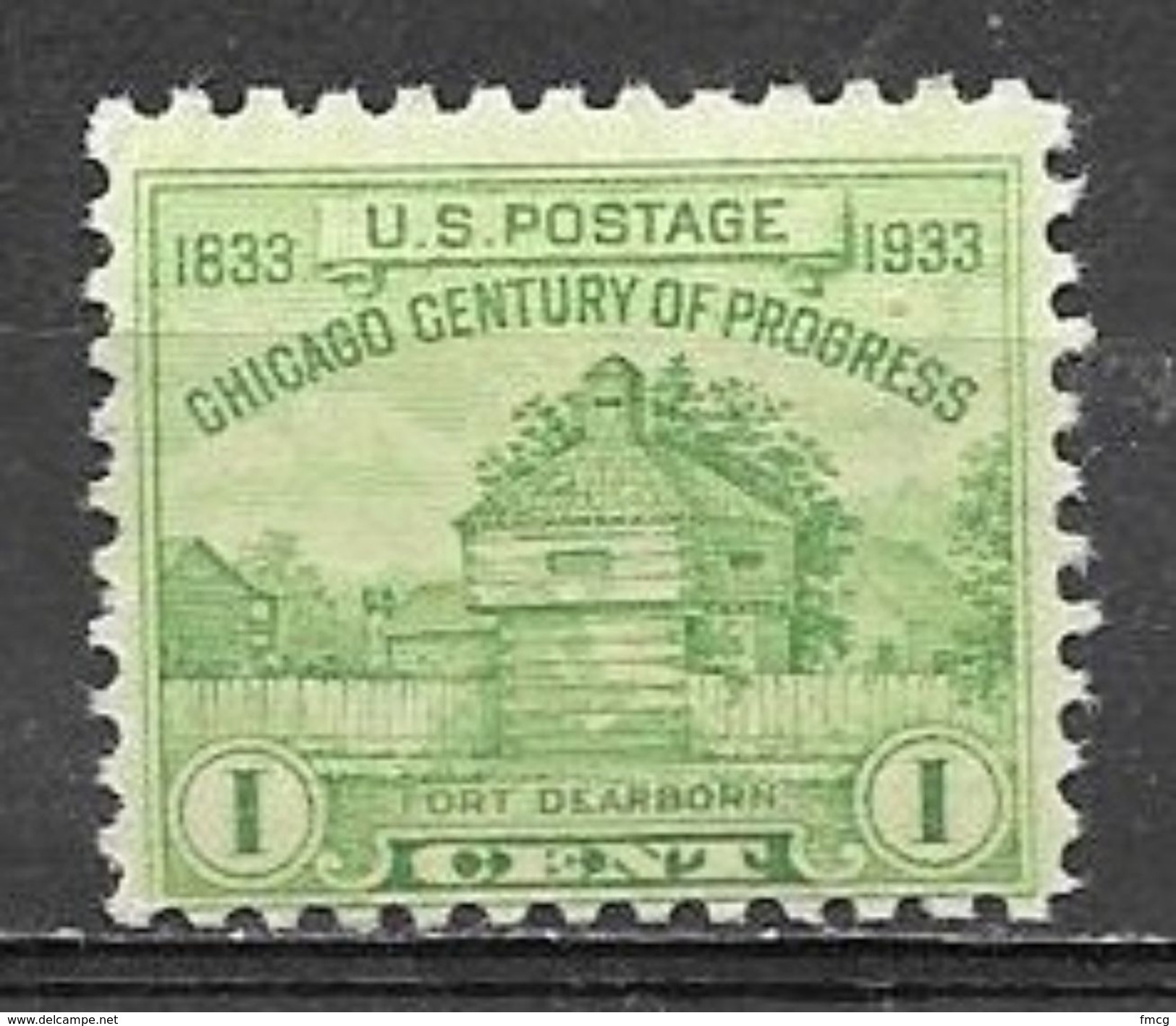 1933 1 Cent Century Of Progress, Mint Never Hinged - Unused Stamps