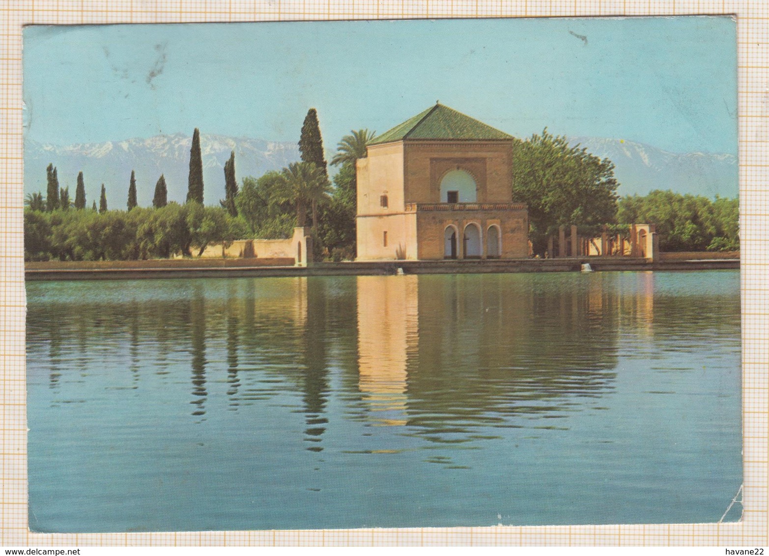 9AL864 MARRAKECH LA MENARA  2 SCANS - Marrakech