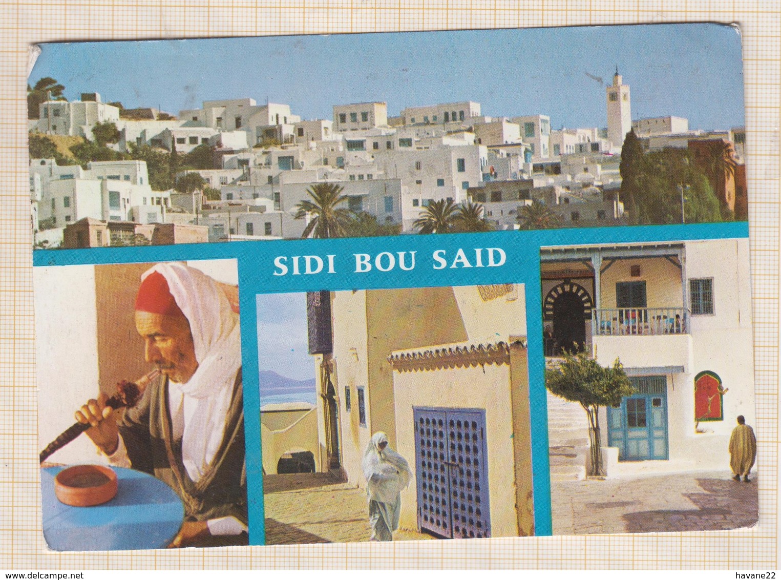 9AL868 TUNISIE SIDI BOU SAÏD  2 SCANS - Tunisie