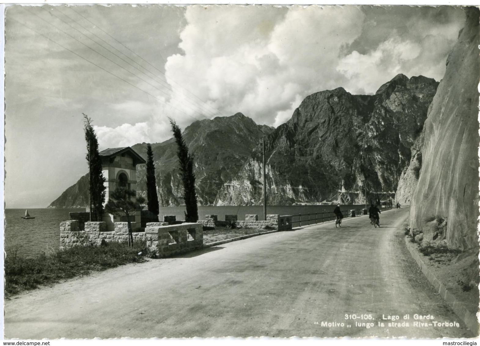 LAGO DI GARDA  TRENTO  Motivo Lungo La Strada Riva-Torbole  Edicola Capitello - Trento