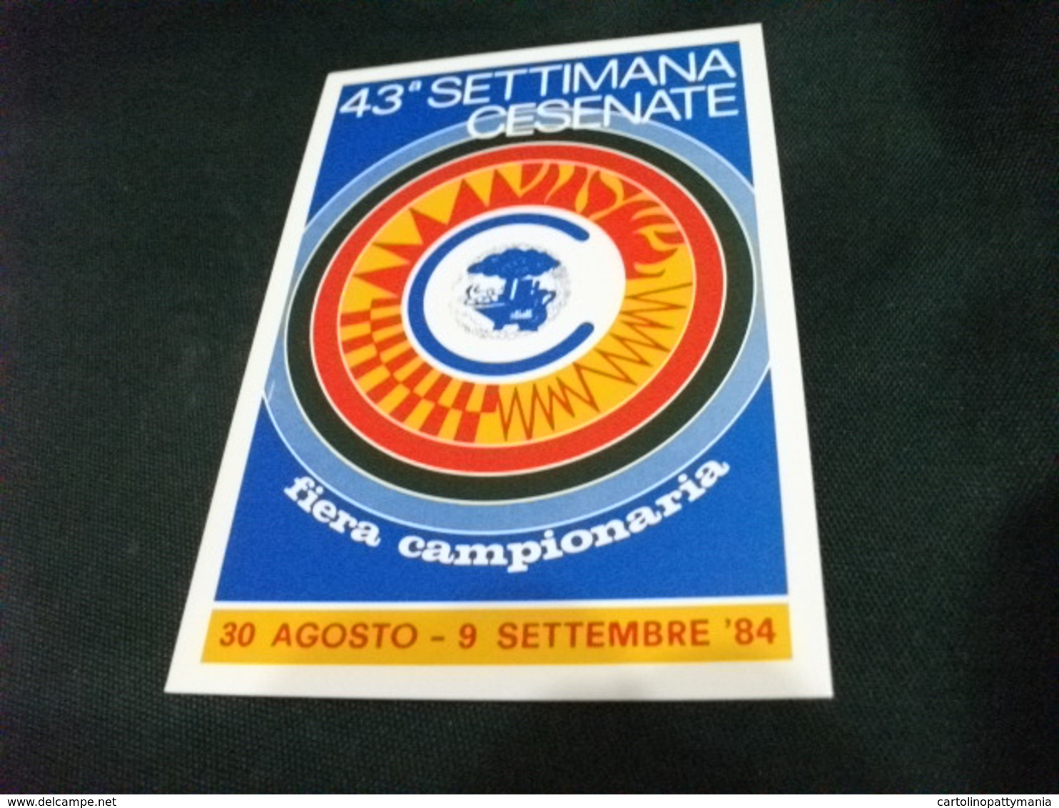 FIERA CAMPIONARIA  43° SETTIMANA CESENATE 1984 - Manifestazioni