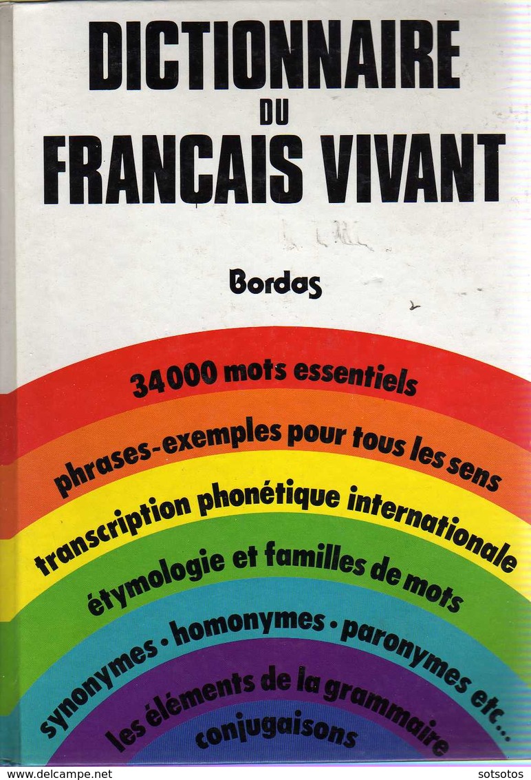 DICTIONNAIRE Du FRANCAIS VIVANT "BORDAS": 1346  En Très Bonne Condition - Diccionarios