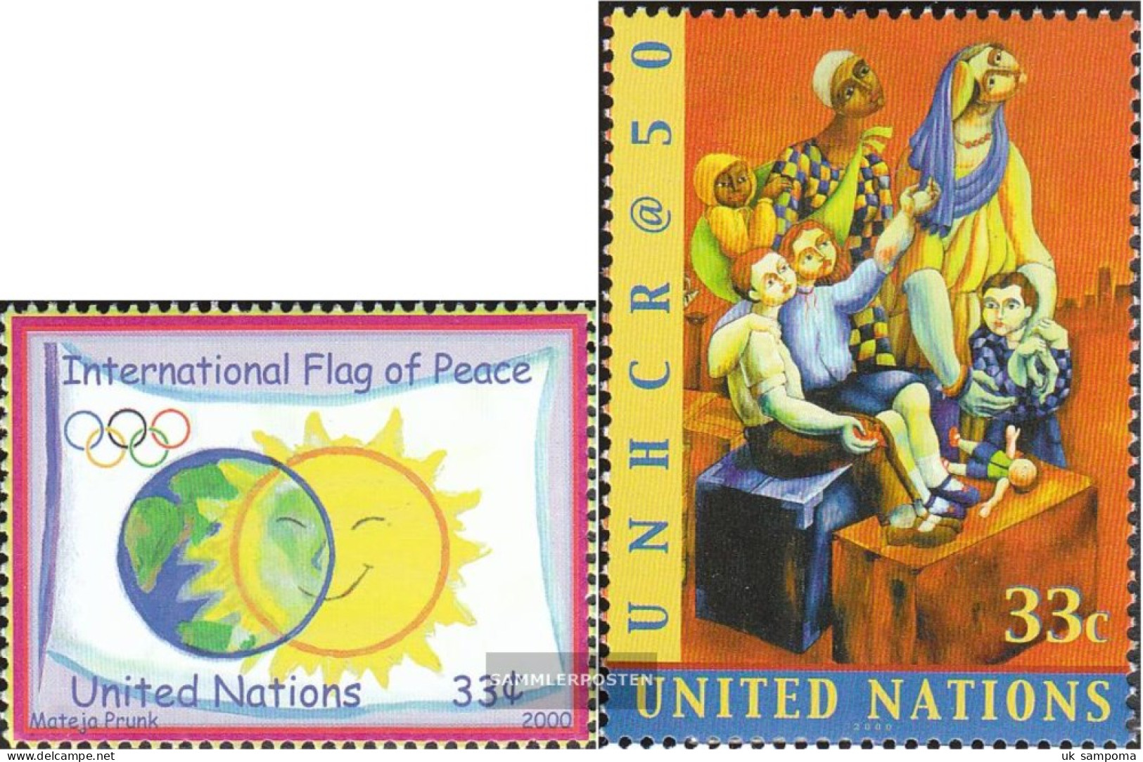 UN - New York 845,854 (complete Issue) Unmounted Mint / Never Hinged 2000 Special Stamps - Unused Stamps