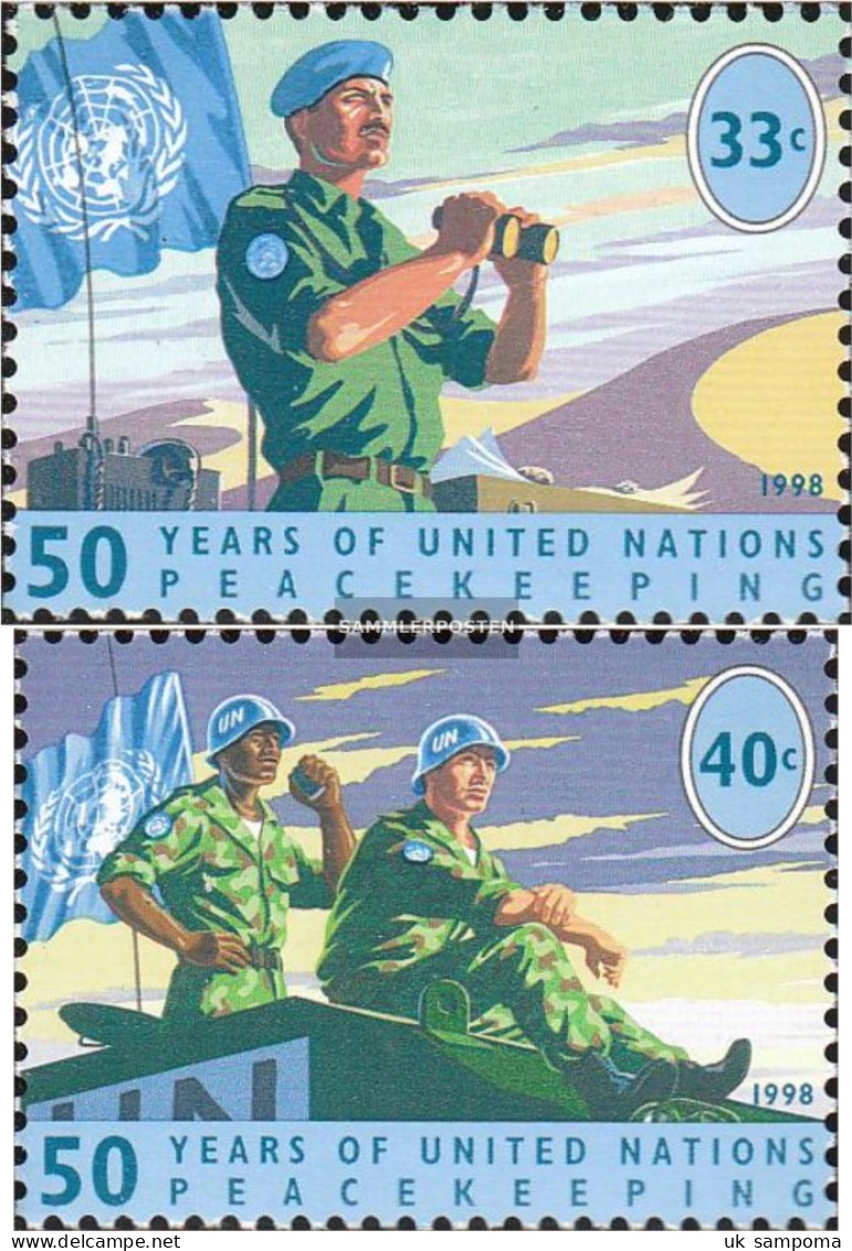 UN - New York 785-786 (complete Issue) Unmounted Mint / Never Hinged 1998 Peacekeeping - Unused Stamps