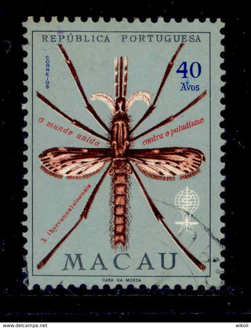 ! ! Macau - 1962 Mosquito Malaria Paludism - Af. 403 - Used - Usados