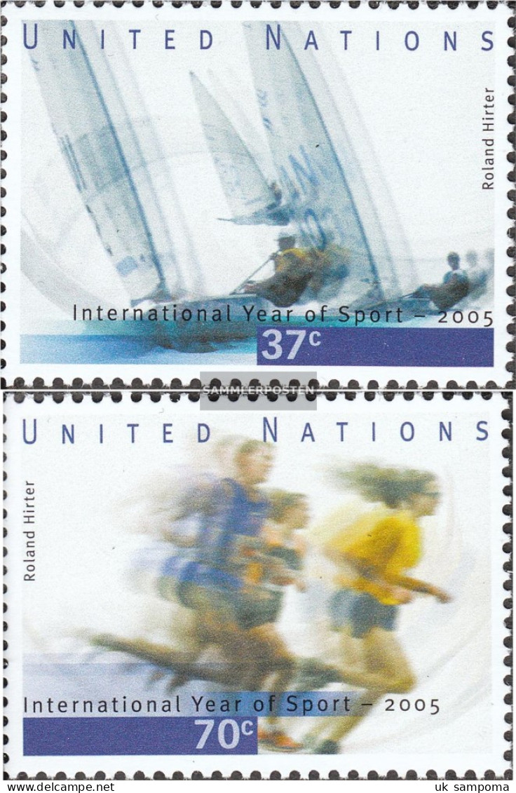 UN - New York 984-985 (complete Issue) Unmounted Mint / Never Hinged 2005 Sports - Unused Stamps