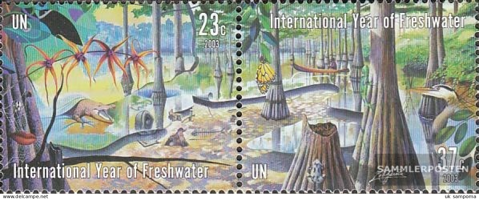 UN - New York 929-930 Couple (complete Issue) Unmounted Mint / Never Hinged 2003 Süßwasser - Unused Stamps