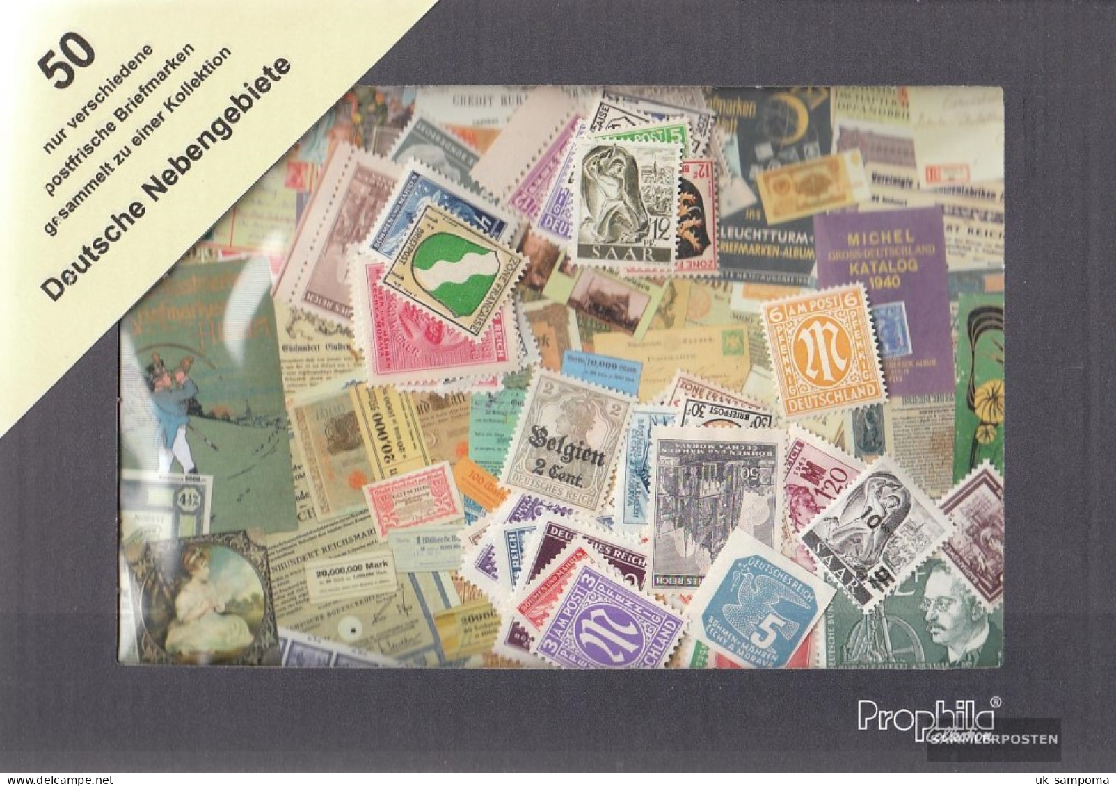 Germany 50 Different Stamps Unmounted Mint / Never Hinged German Dependencies - Collections
