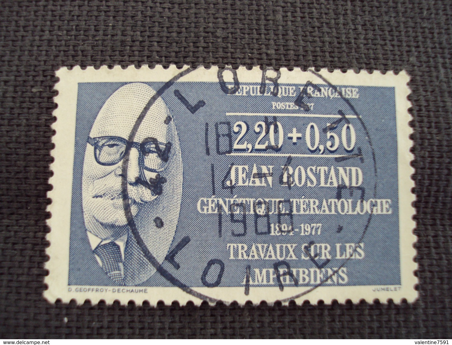 80-89 Timbre Oblitéré N°  2458  "  Jean Rostand  "    1 Euro - Oblitérés