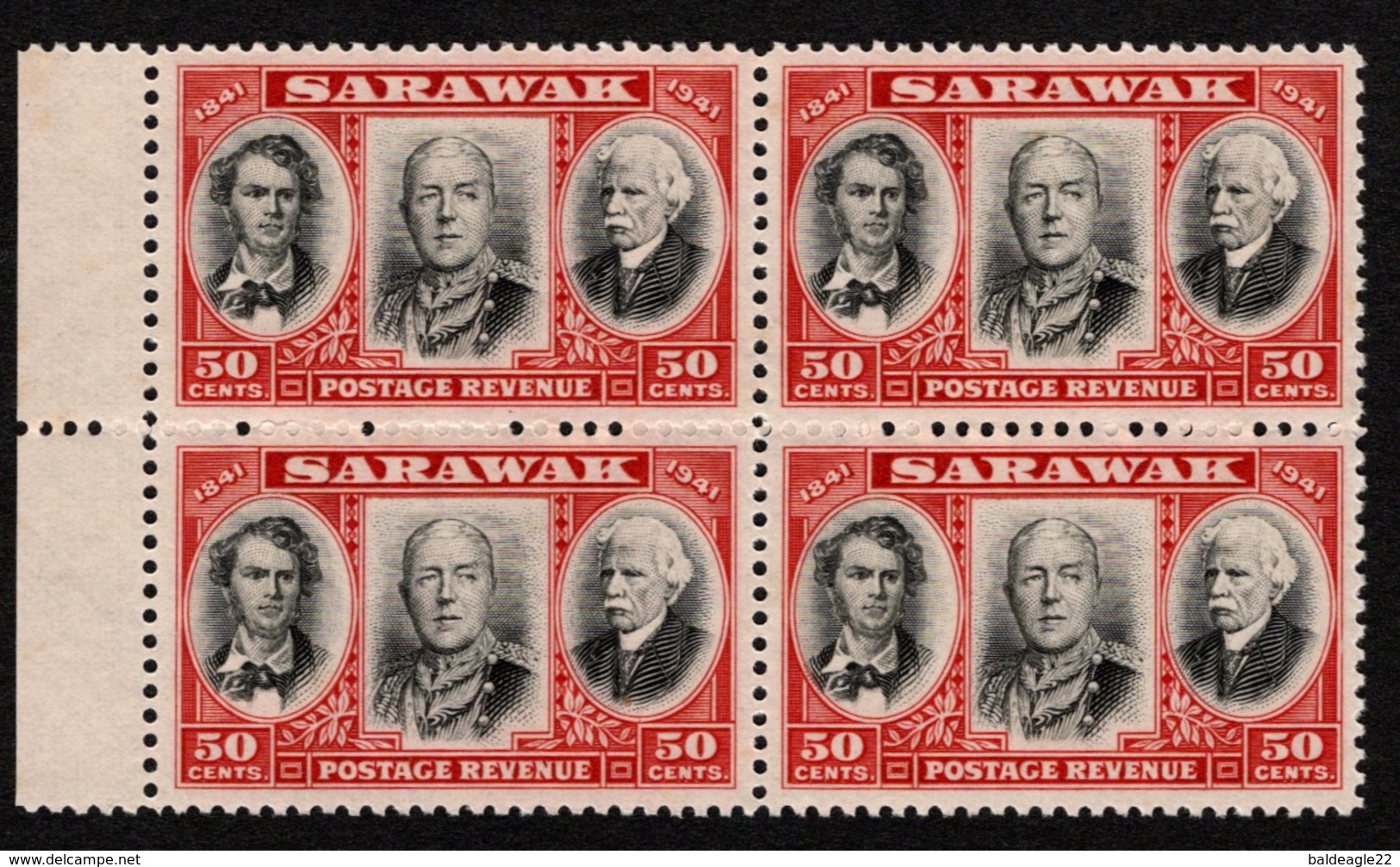 Sarawak - Scott #157 MNH - Block Of 4 (2) - Sarawak (...-1963)