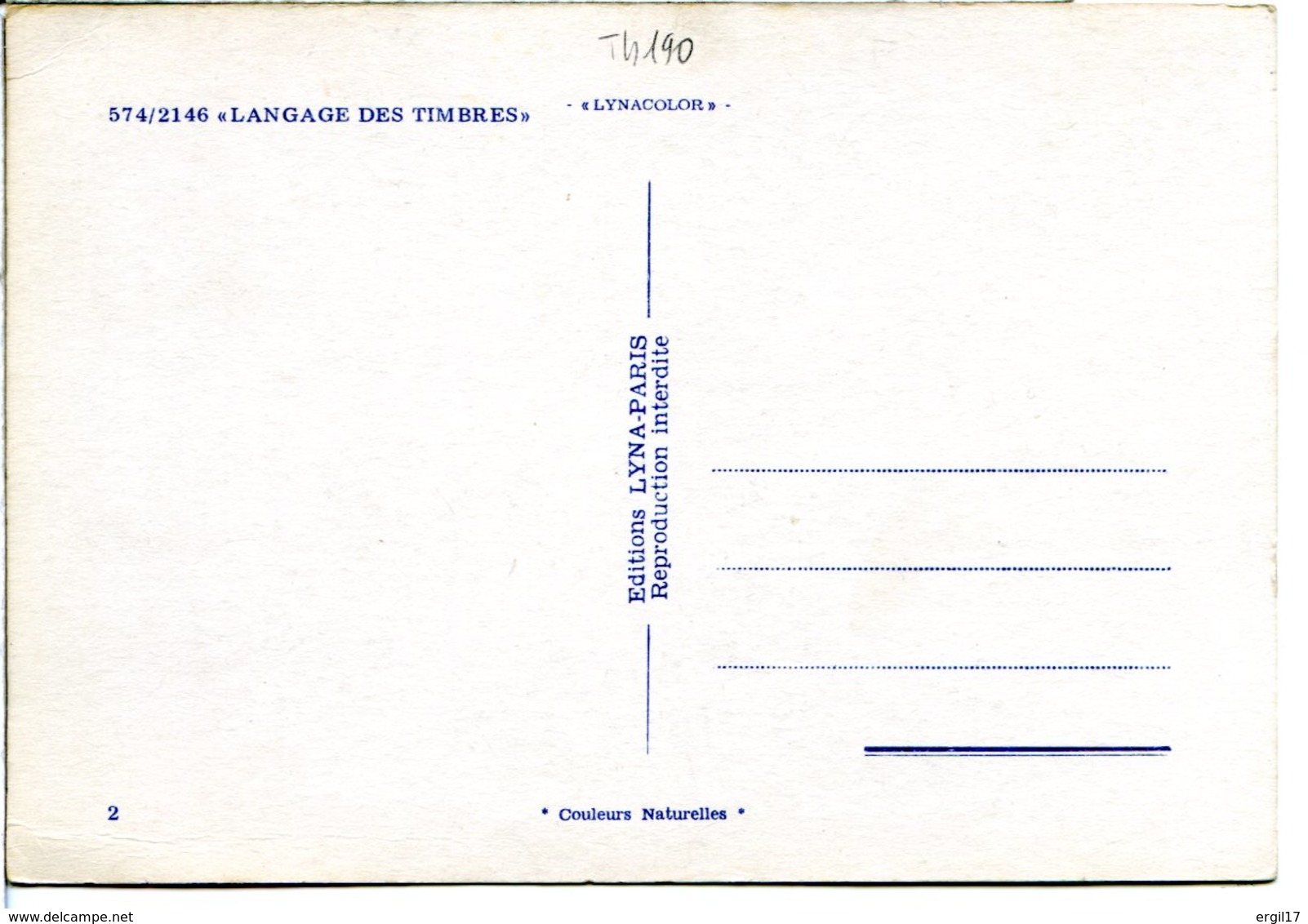 Langage Des Timbres - Angelot Facteur Dans Un Cœur - CPM 10,5x15 Qui N'a Pas Voyagé - Vers 1982 - Poste & Facteurs