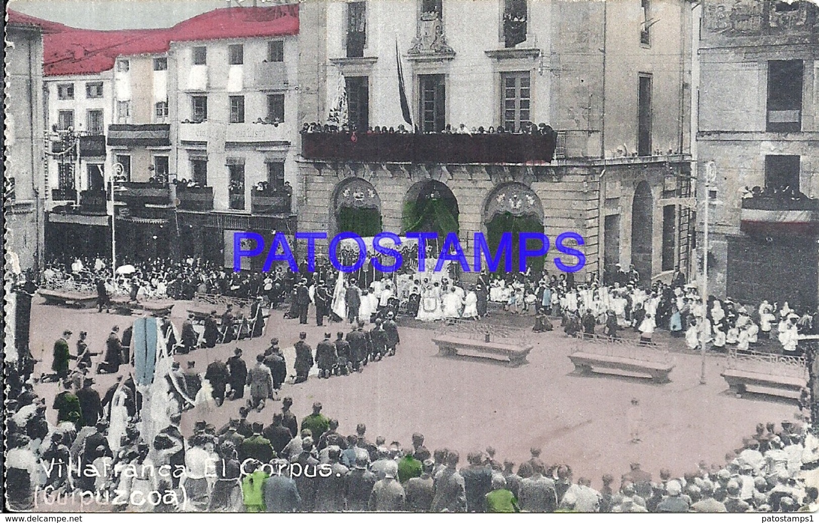 109490 SPAIN ESPAÑA VILLAFRANCA GUIPUZCOA PAIS VASCO EL CORPUS POSTAL POSTCARD - Otros & Sin Clasificación