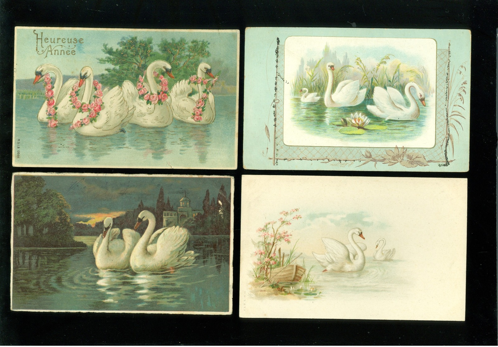 Beau Lot De 20 Cartes Postales De Fantaisie  Cygne  Cygnes   Mooi Lot Van 20 Postkaarten Van Fantasie  Zwaan  Zwanen - 5 - 99 Cartes