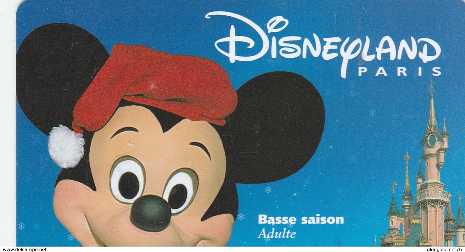 PASSEPORT DISNEYLAND .. BASSE SAISON  ADULTE - Passeports Disney