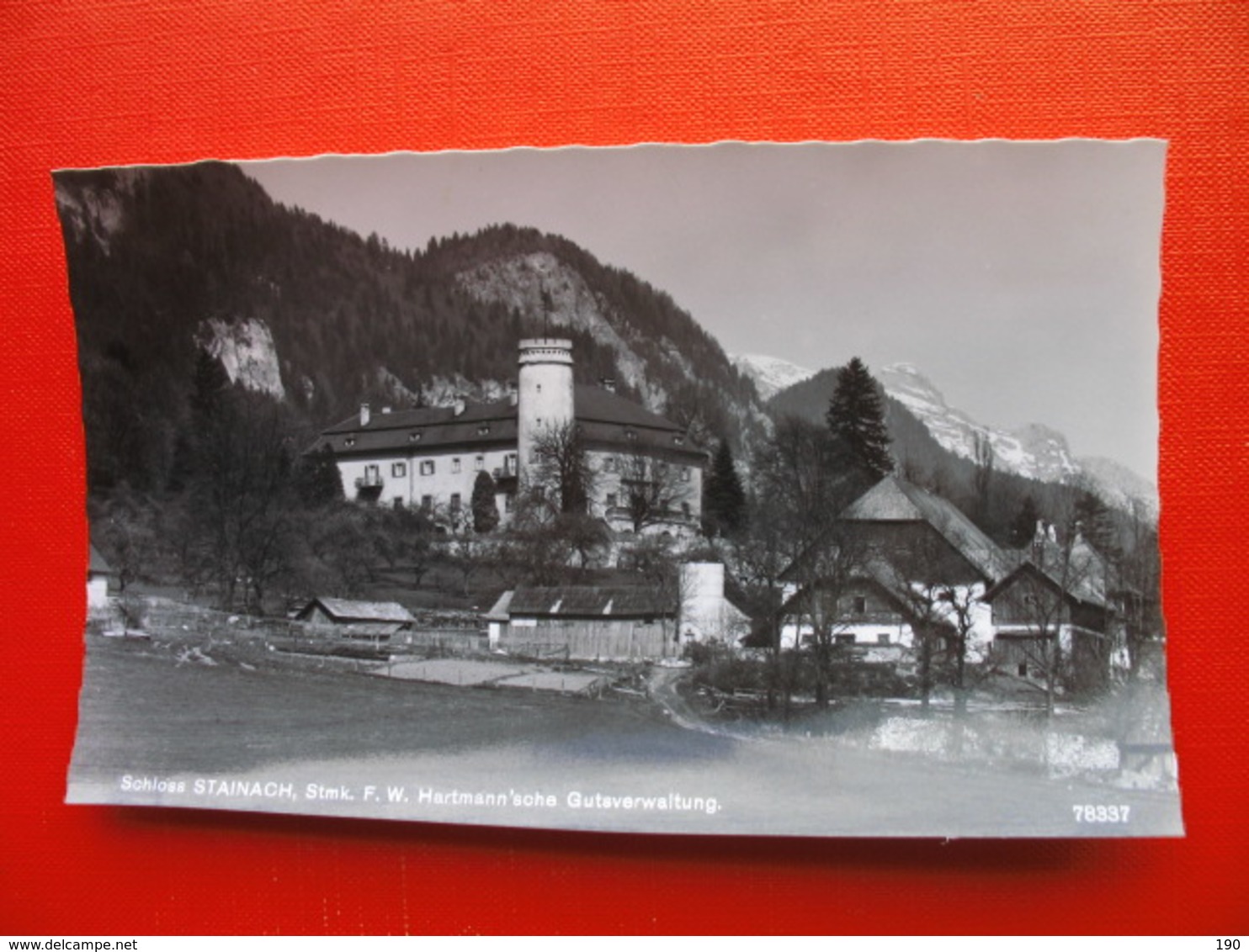 Schloss Stainach.Stmk.F.W.Hartmann"sche Gusterwaltung - Stainach