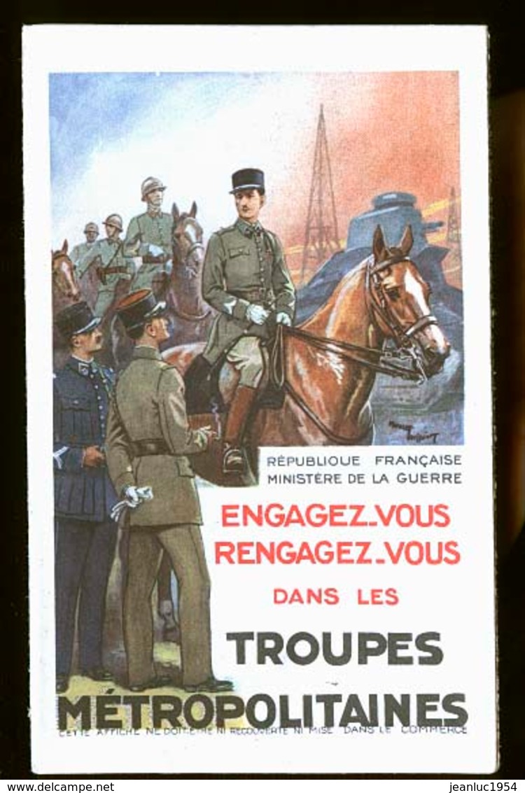 TROUPES METROPOLES ENGAGEZ VOUS - Patriotiques