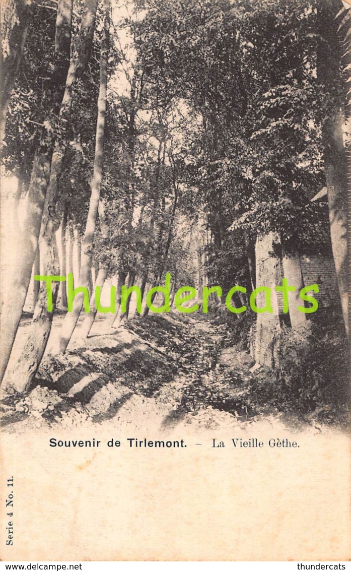 CPA TIENEN TIRLEMONT  SOUVENIR DE LA VIEILLE GETHE - Tienen