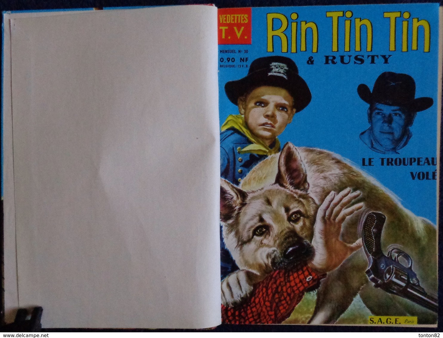 Rin Tin Tin & Rusty - Album N° 8 - ( 30, 31, 33 ) - Sagedition - ( 1962 ) . - Rintintin