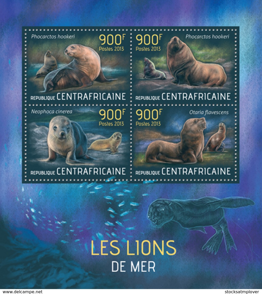 Central Africa 2013 Fauna  Sea Lions - Repubblica Centroafricana