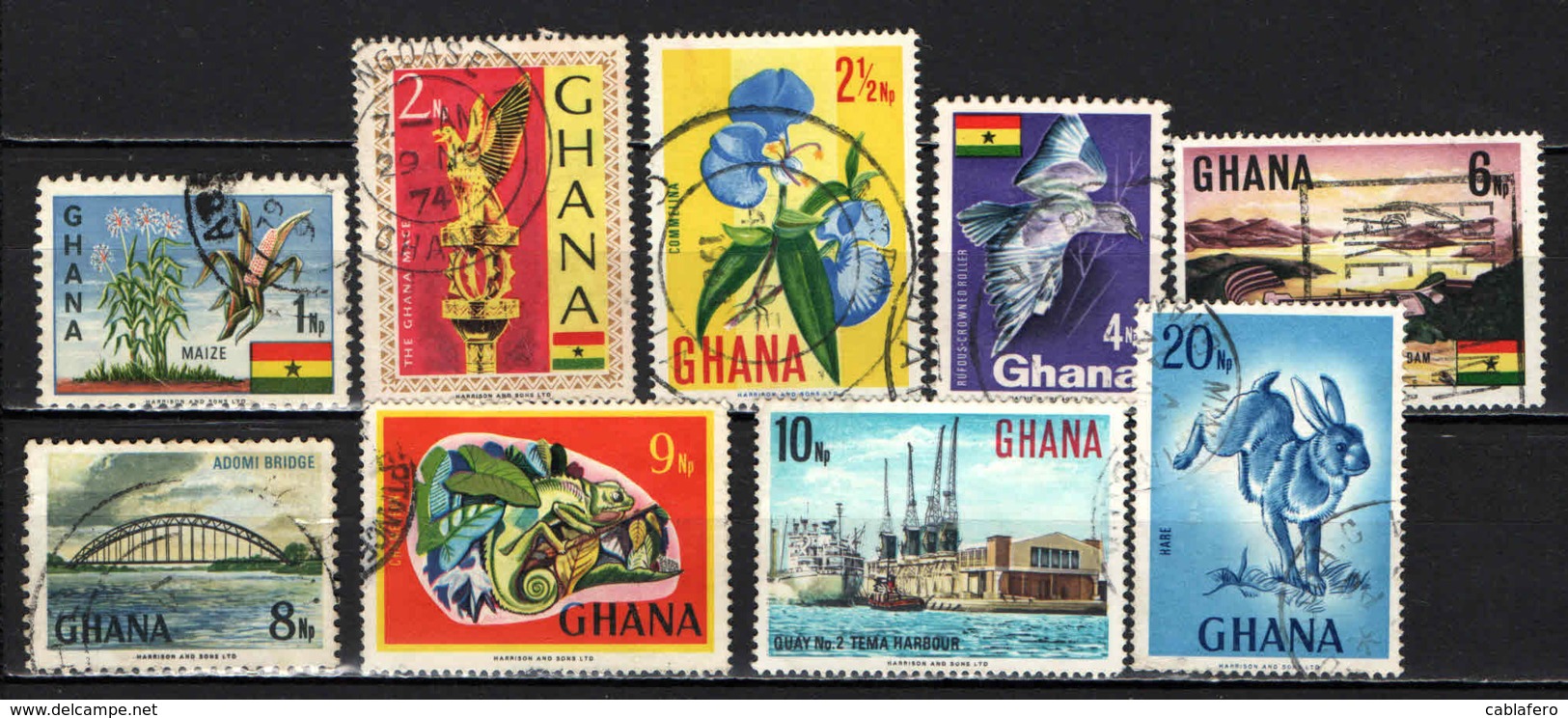 GHANA - 1967 - IMMAGINI DEL GHANA - USATI - Ghana (1957-...)