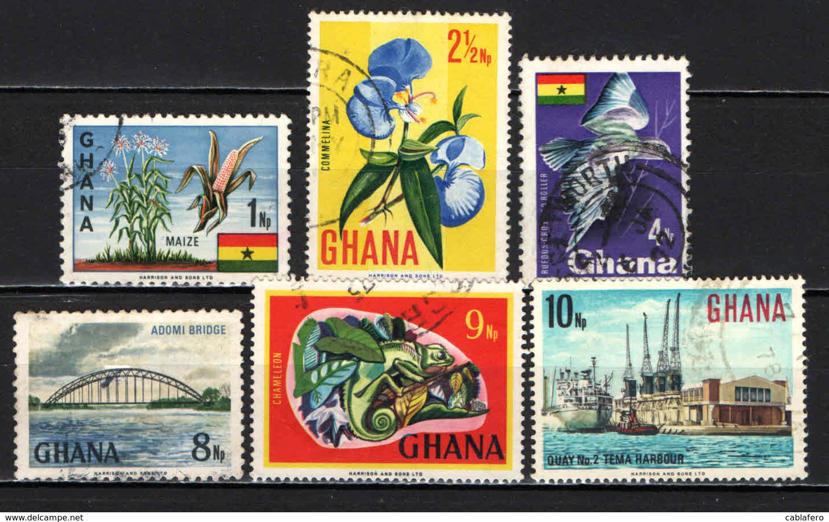 GHANA - 1967 - IMMAGINI DEL GHANA - USATI - Ghana (1957-...)