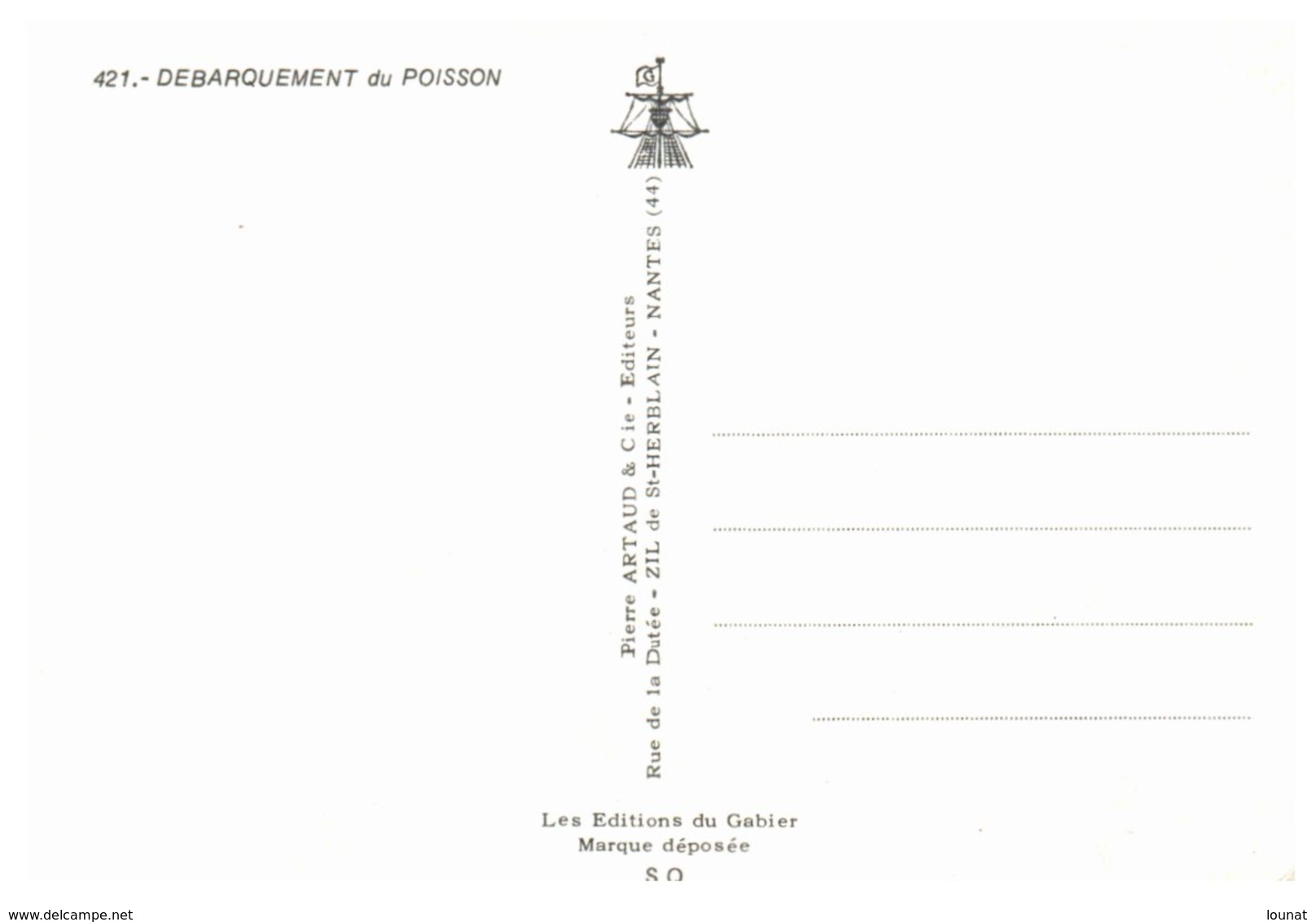 Pêche - Débarquement Du Poisson     (cpsm Grand Format) - Pêche