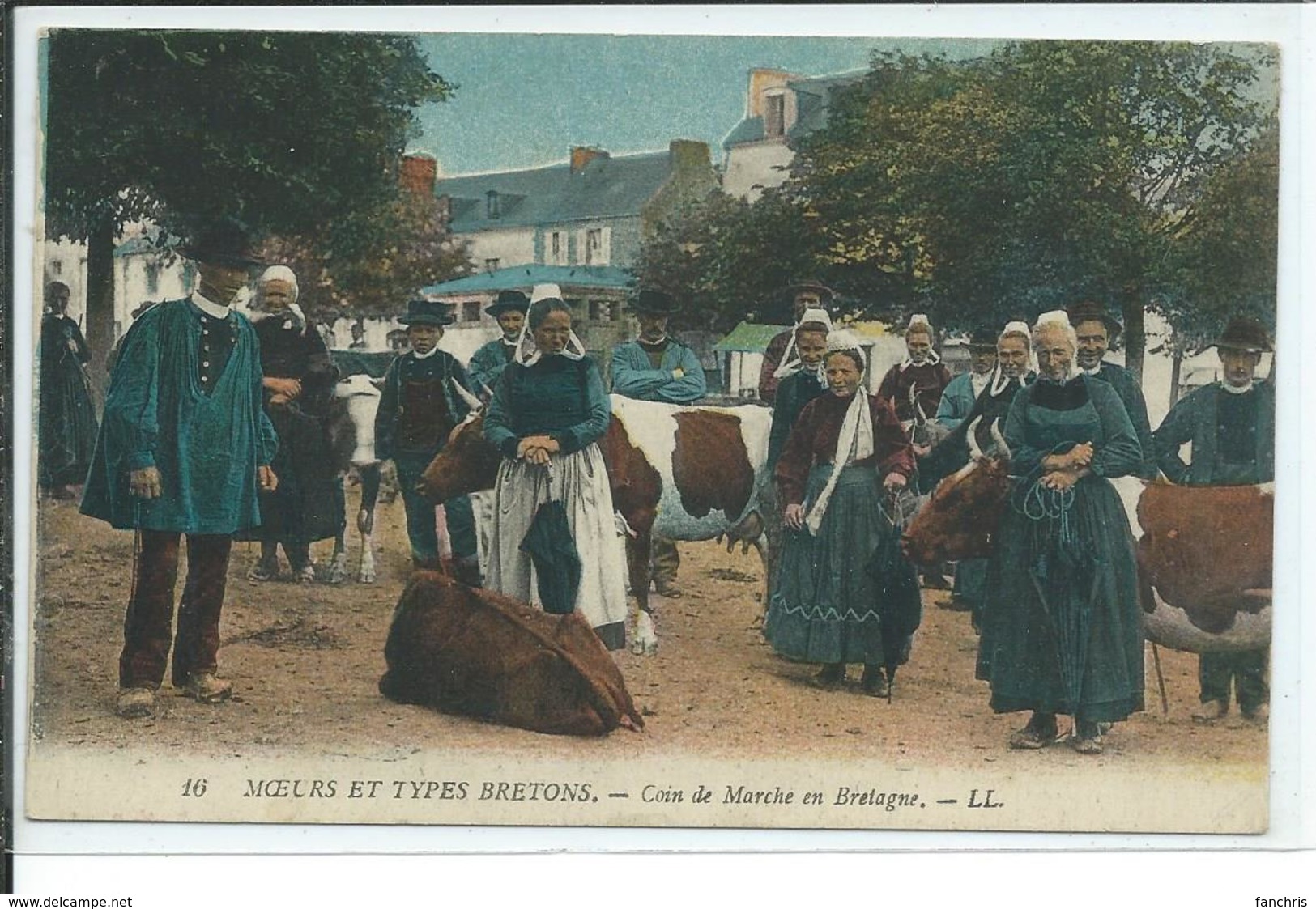 Moeurs Et Types Bretons-Coin De Marché En Bretagne - Bretagne