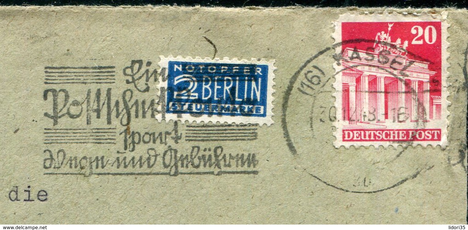 Bizone / 1948 / Brief Masch.-Stempel Kassel "Ein Postscheckkonto Spart ......", Firmenzudruck (11246) - Other & Unclassified