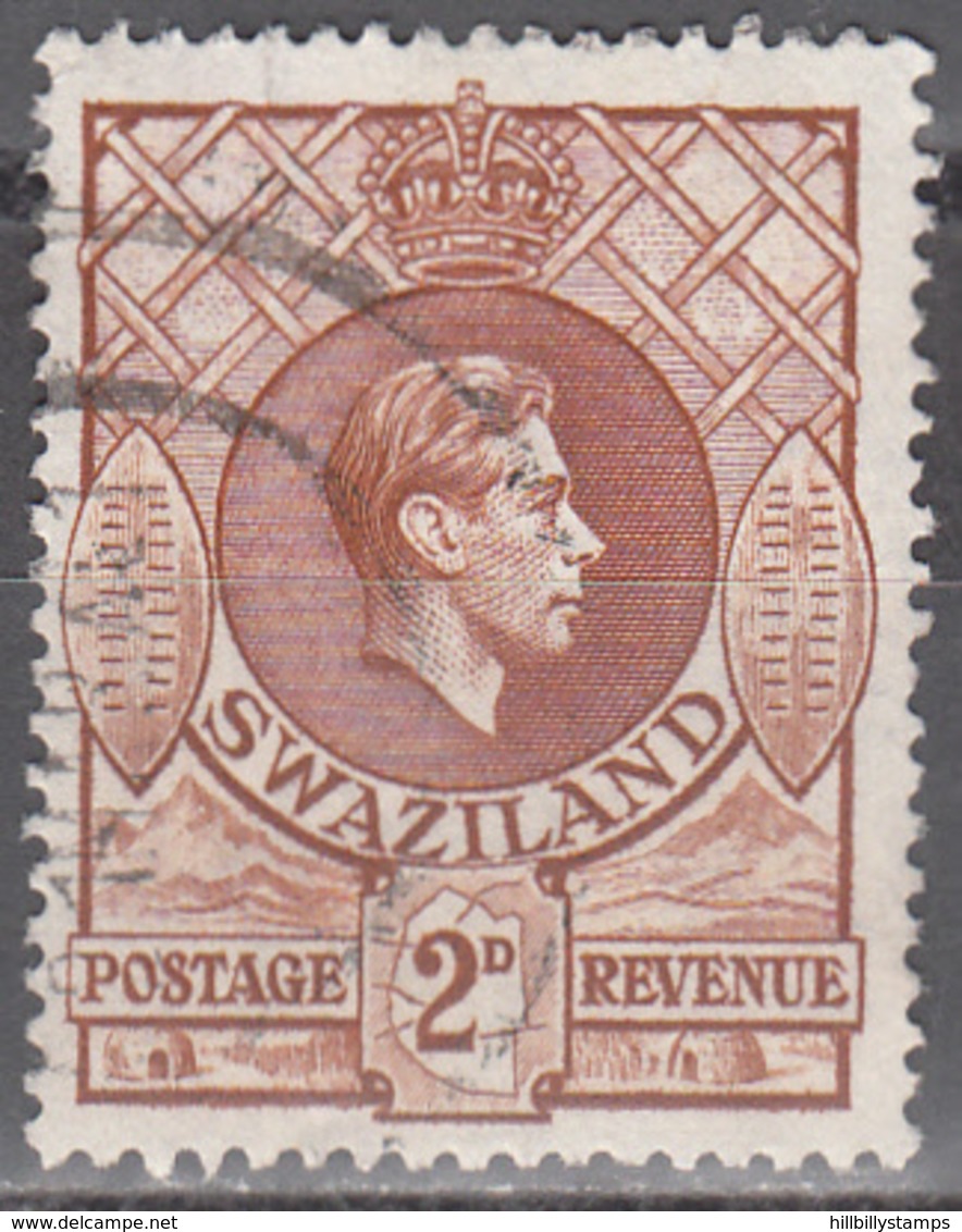 SWAZILAND    SCOTT NO. 30     USED     YEAR  1938 - Swaziland (...-1967)