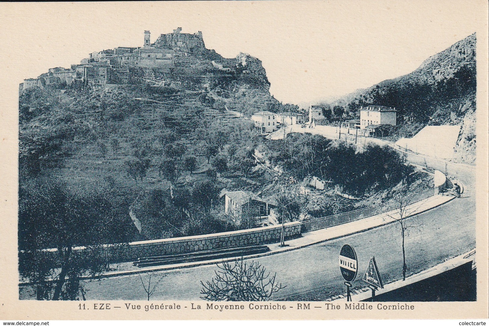 EZE Vue Générale La Moyenne Corniche - Eze