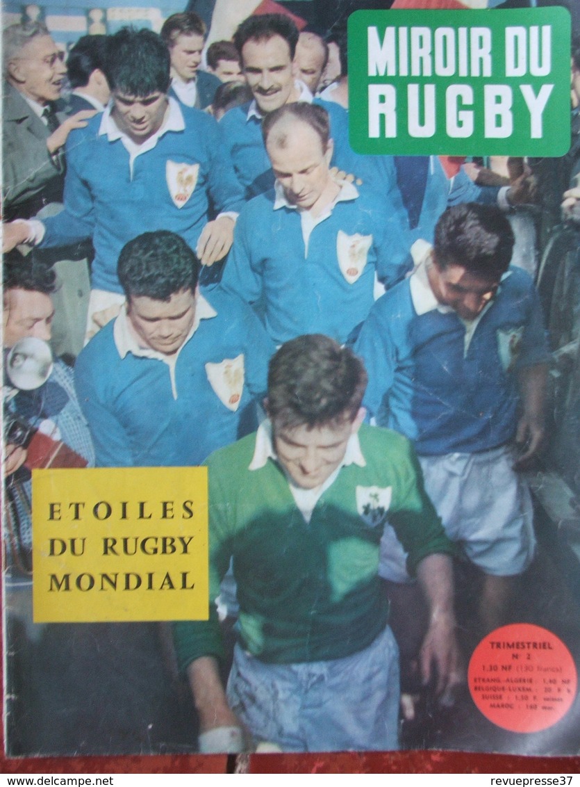 Revue Miroir Du Rugby N°2 (avril 1960) Etoiles Du Rugby Mondiales - Sport