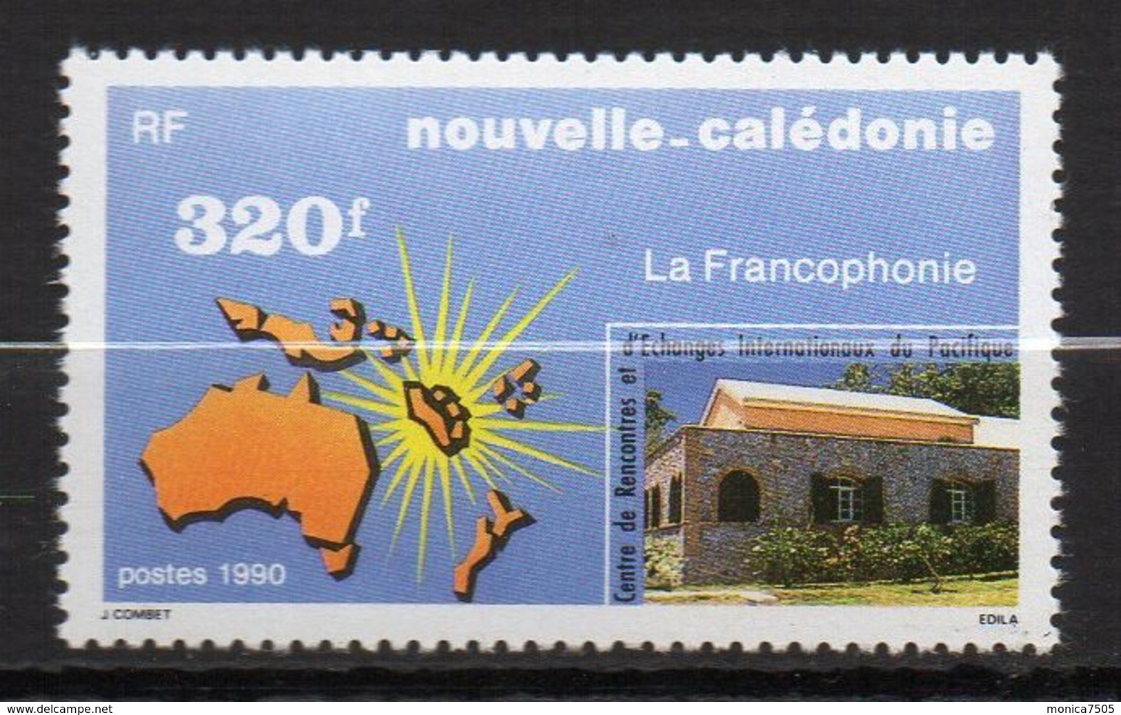 NOUVELLE-CALEDONIE ( POSTE ) : Y&T N°  598  TIMBRE  NEUF  SANS  TRACE  DE  CHARNIERE . - Unused Stamps