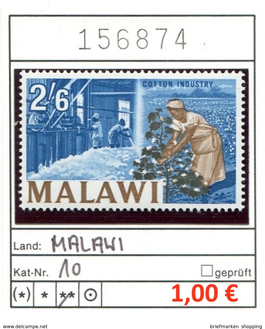 Malawi - Michel 10 - ** Mnh Neuf Postfris - Malawi (1964-...)