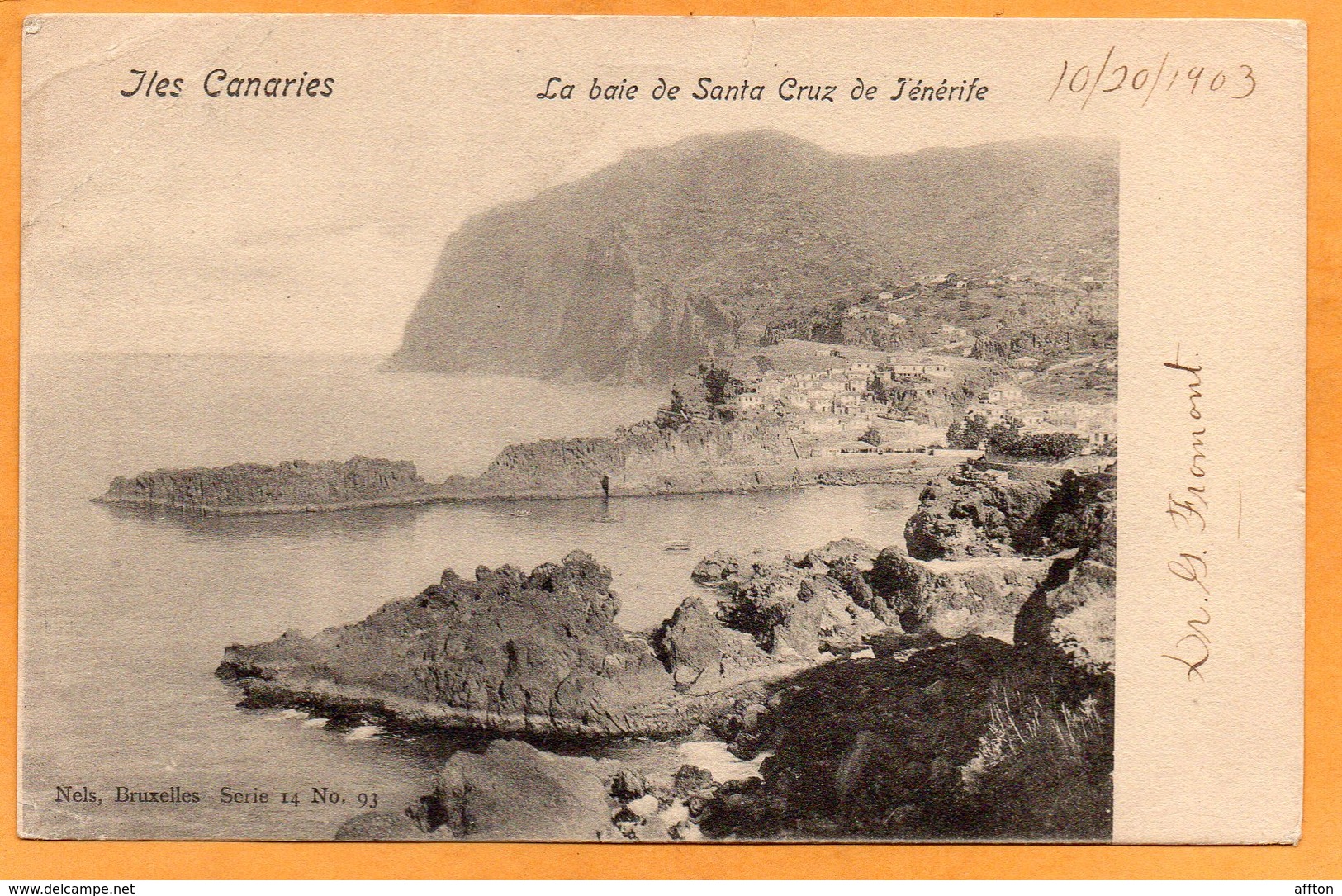 Santa Cruz De Tenerife 1900 Postcard - Other & Unclassified