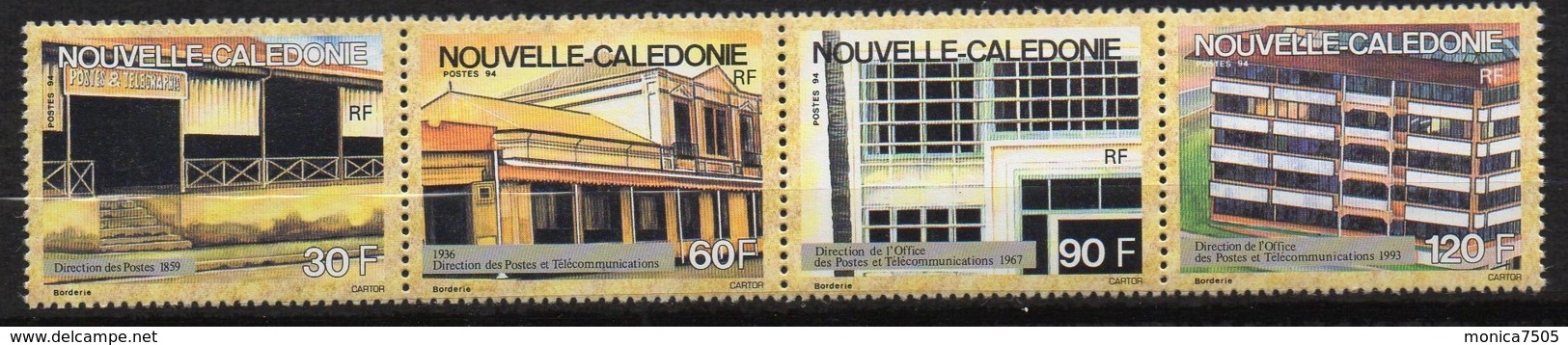 NOUVELLE-CALEDONIE ( POSTE ) : Y&T N°  658/661  TIMBRES  NEUFS  SANS  TRACE  DE  CHARNIERE . - Unused Stamps