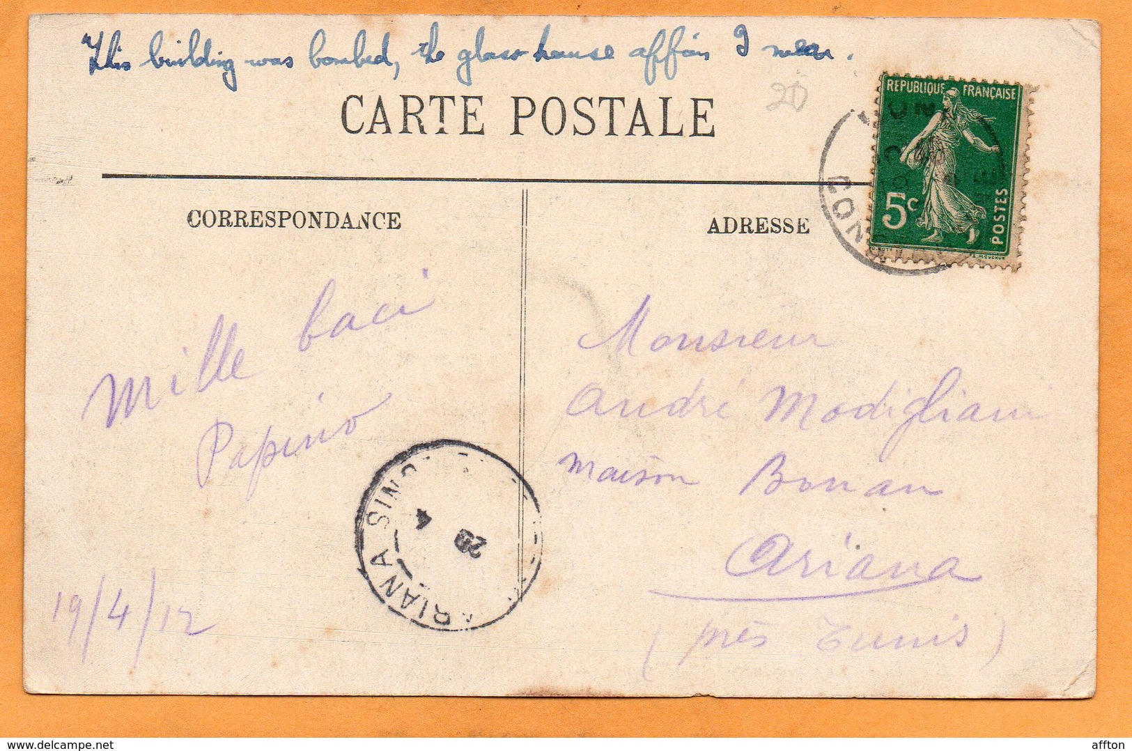 Bone 1910 Postcard - Annaba (Bône)