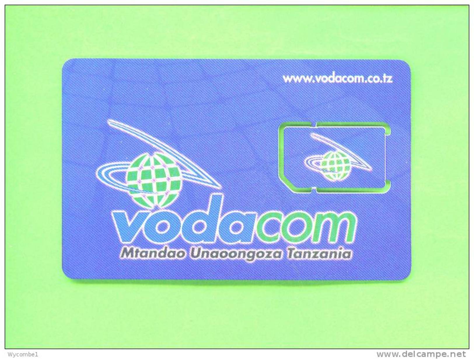 TANZANIA - Mint/Unused SIM Chip Phonecard/Vodacom As Scans - Tanzania