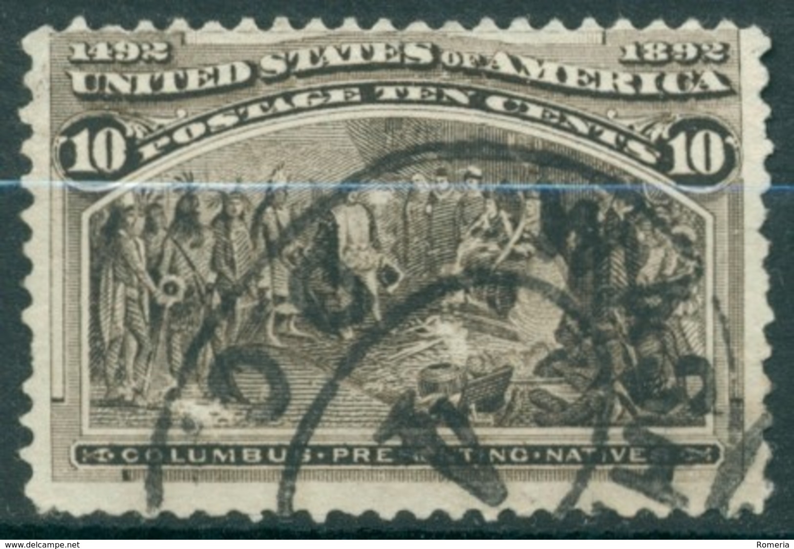 Etats Unis - 1890/1893 - Yt 88 - 400 ème Anniversaire De La Découverte De L'Amérique - Oblitéré - Used Stamps