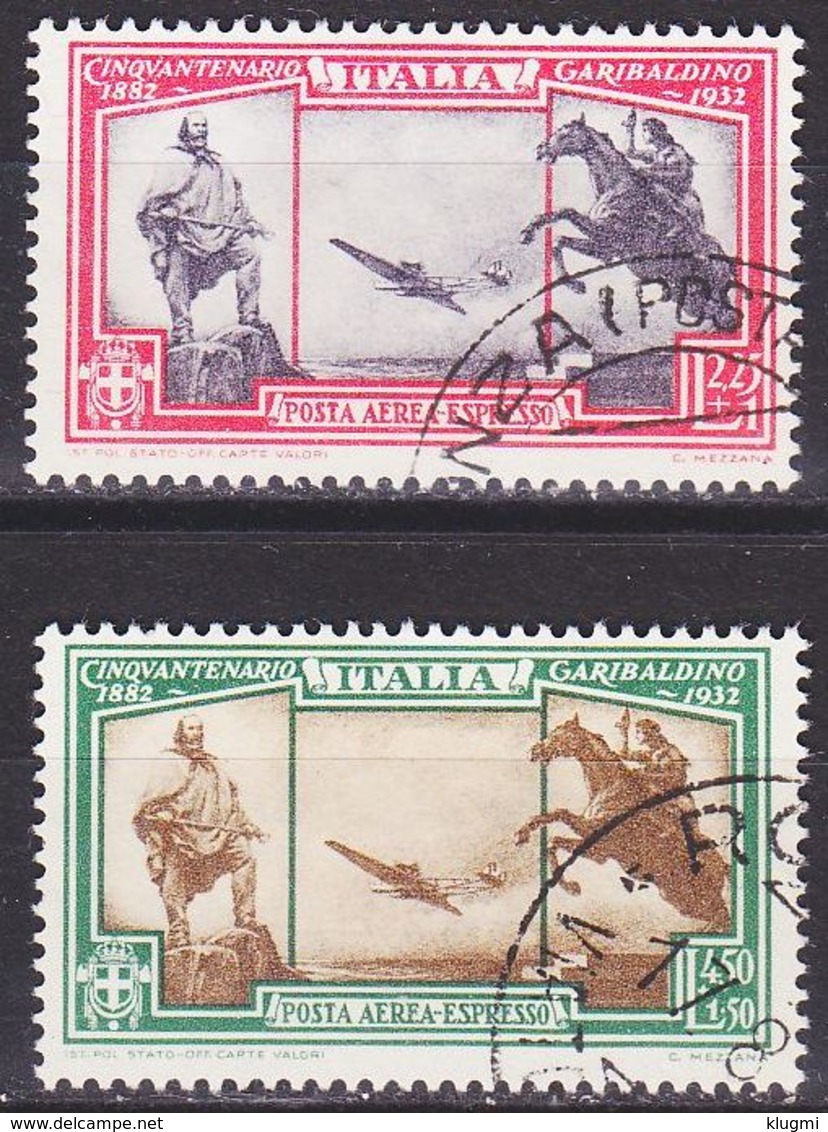 ITALIEN ITALY [1932] MiNr 0406-07 ( O/used ) - Usati