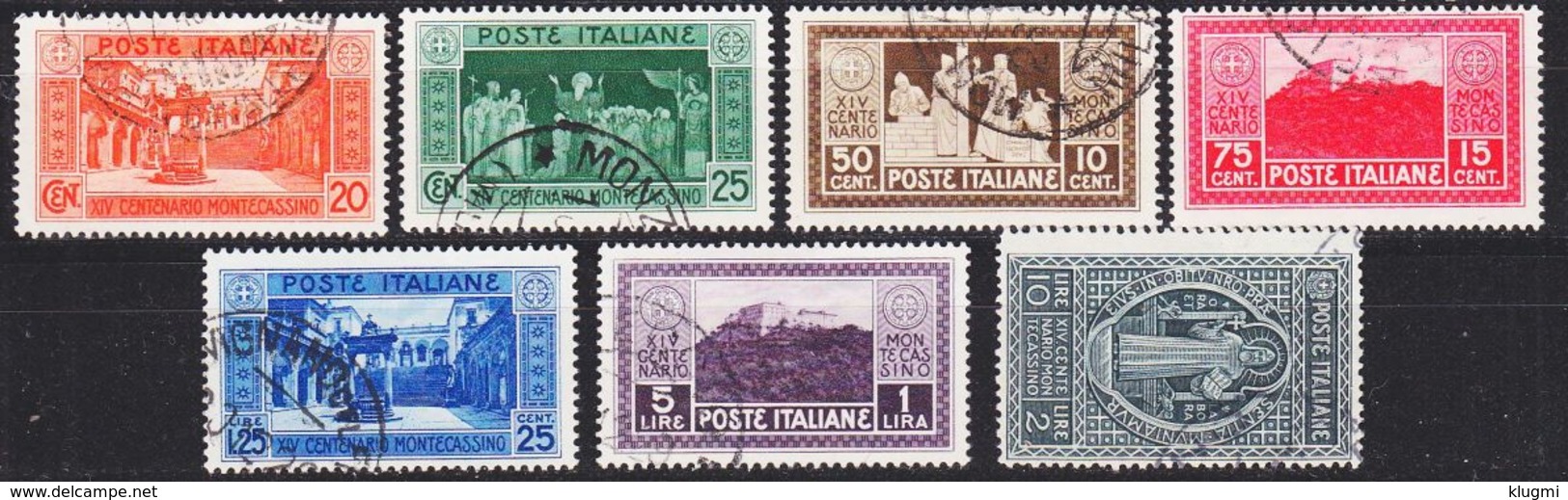ITALIEN ITALY [1928] MiNr 0318-24 ( O/used ) - Usati