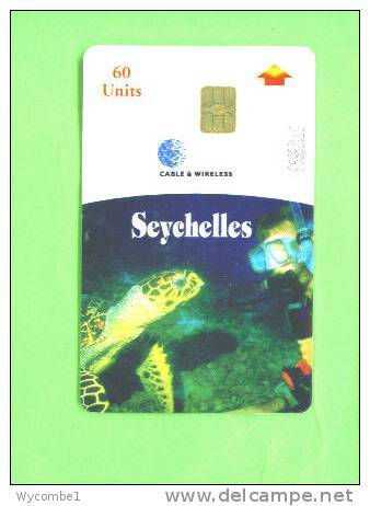 SEYCHELLES - Chip Phonecard/Turtle - Turtles