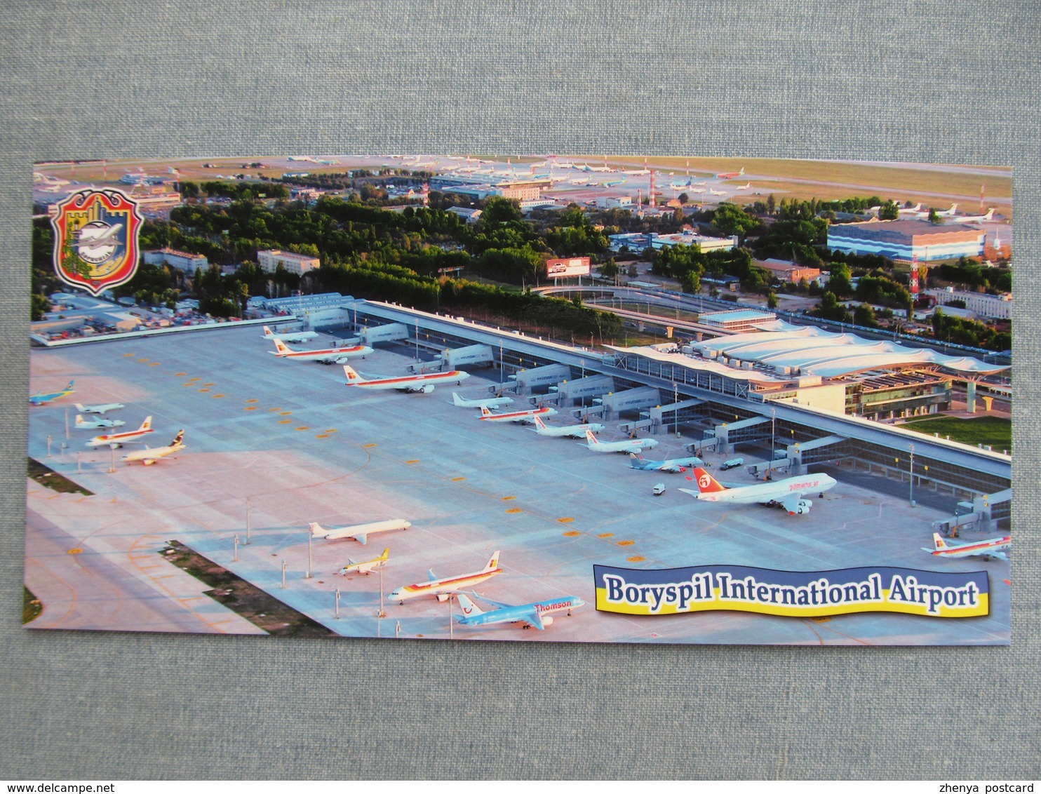 Ukraine Boryspil International Airport. Terminal D Aerial Long Format - Aerodromes