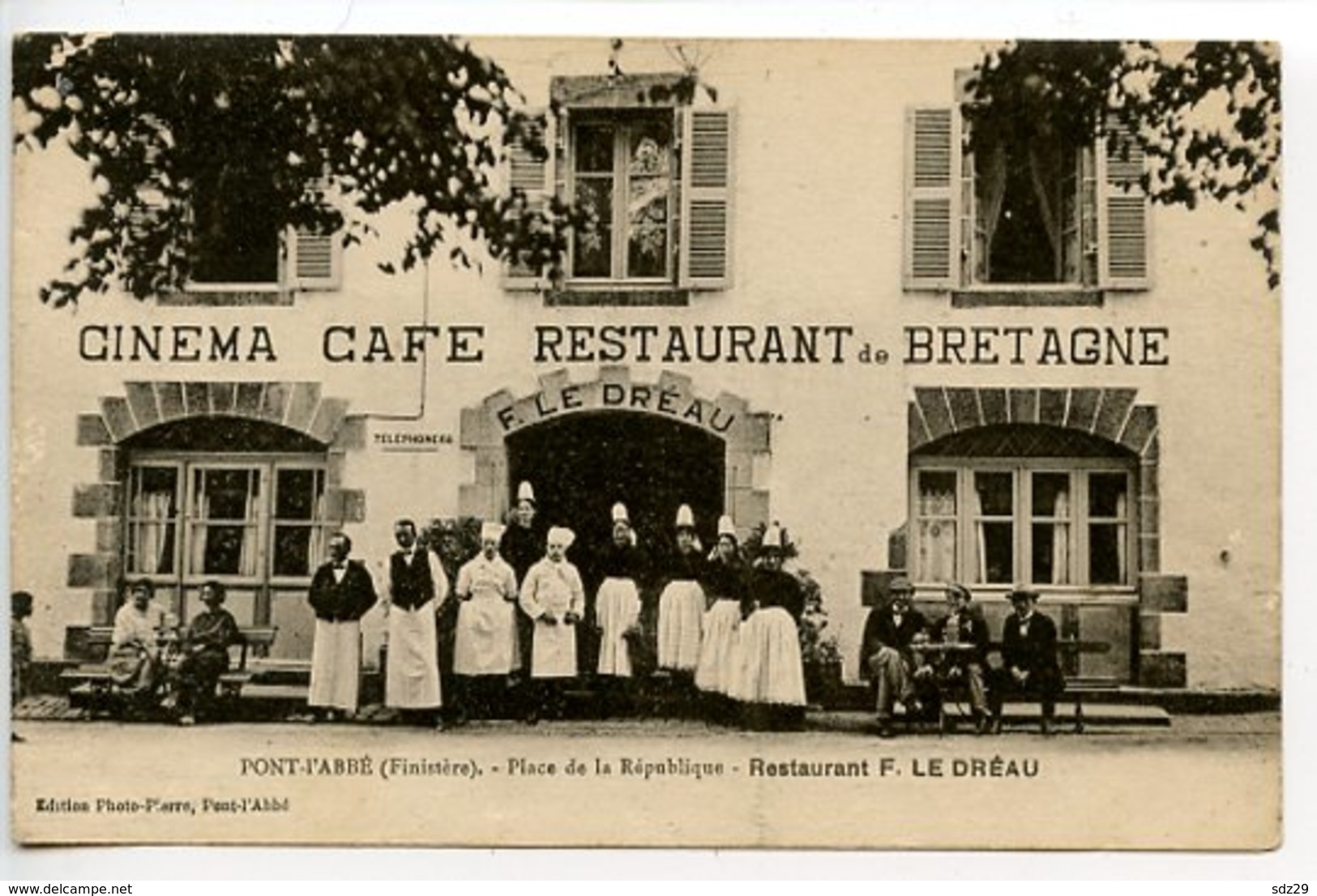 Pont-l'abbé - Restaurant Le Dreau -Cinéma - Pont L'Abbe