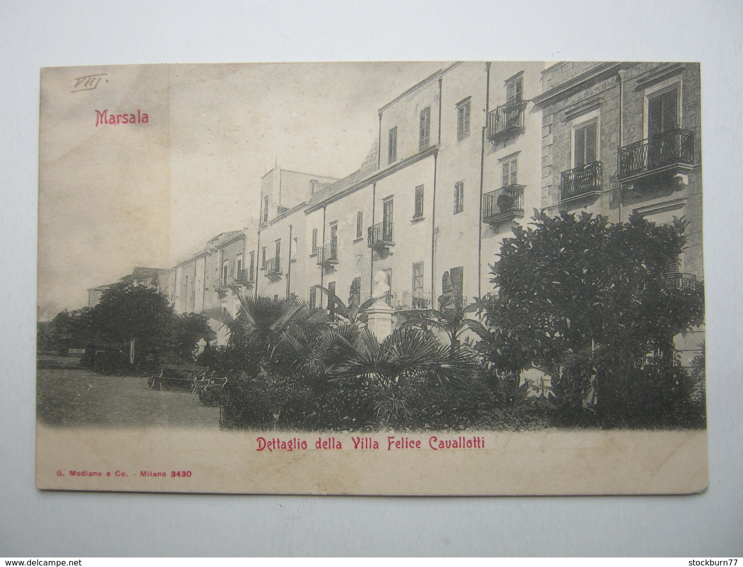 MARSALA   , Cartolina Postale  1904 - Marsala