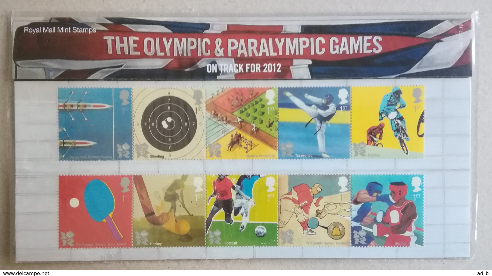 2010 UK. London 2012 Olympic And Paralympic Games. Pt. 2. Presentation Pack. MNH - Estate 2012: London