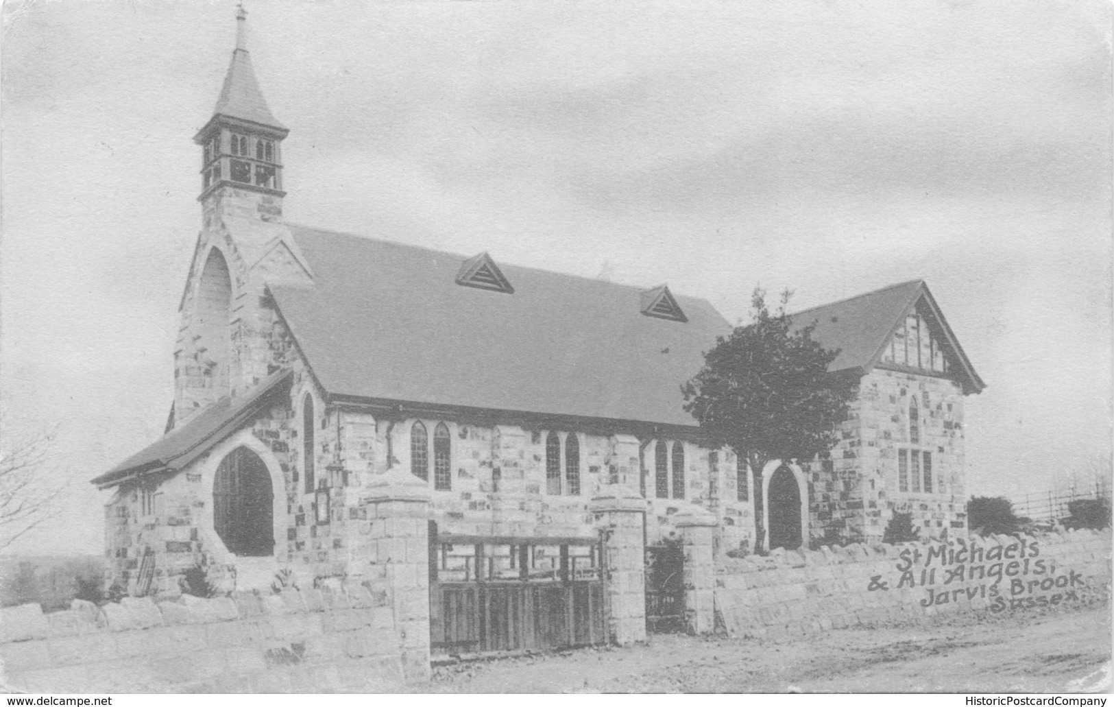 JARVIS BROOK SUSSEX ENGLAND~ST MICHAELS & ALL ANGELS-PHOTO POSTCARD 39843 - Autres & Non Classés