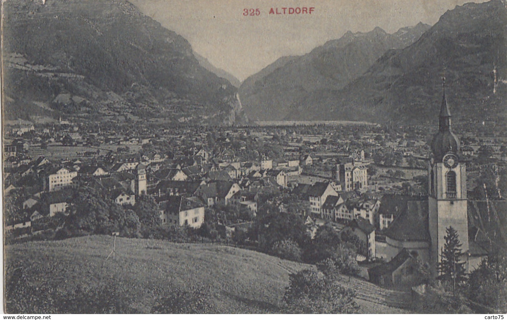 Suisse - Altdorf - Panorama Ville - Postmarked 1908 - Altdorf