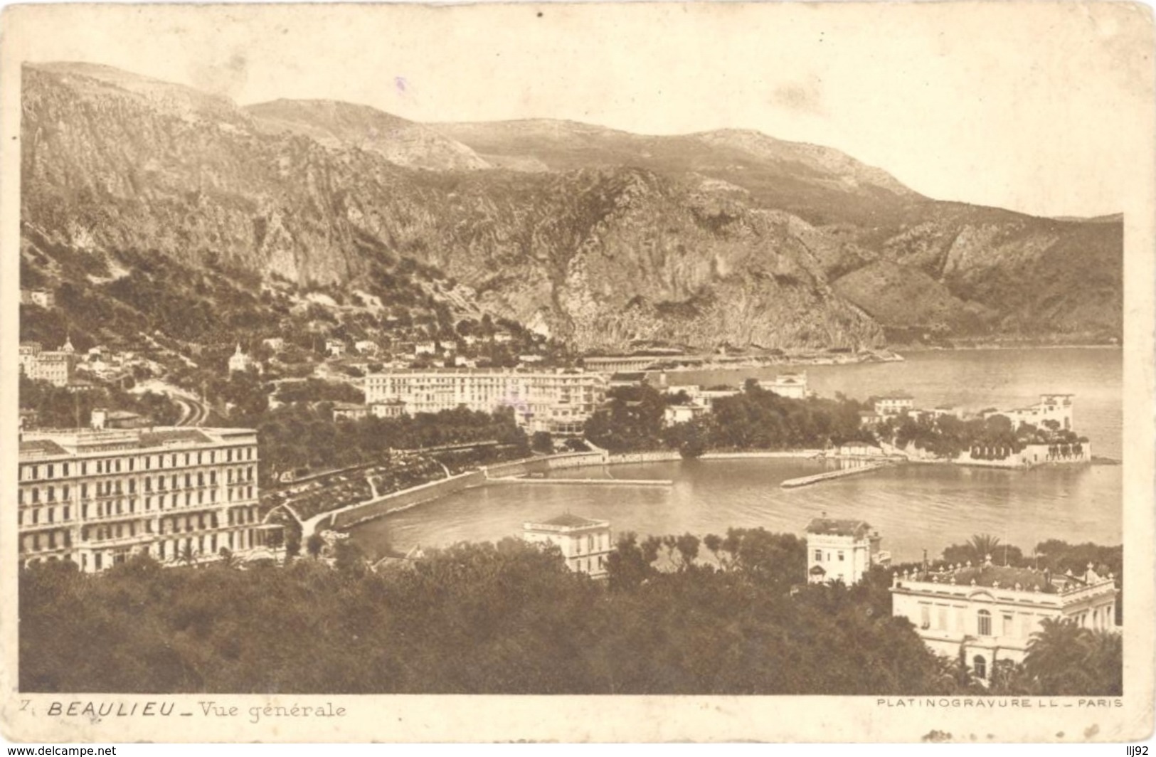 CPA 06 - 7. BEAULIEU - Vue Générale - Beaulieu-sur-Mer